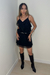 VESTIDO CURTO PRETO SANDY - Jullas Moda Feminina