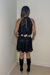 VESTIDO CURTO GOLA ALTA PRETO ARY - Jullas Moda Feminina