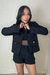 CASACO SUEDE PRETO LUCY na internet