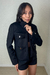 CASACO SUEDE PRETO LUCY - comprar online