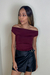 BLUSA OMBRO A OMBRO BORDÔ BIANCA - comprar online