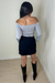 BLUSA OMBRO A OMBRO CINZA MALU - loja online