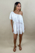 VESTIDO BABADOS SEM ALÇAS PAZ - comprar online