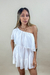 VESTIDO BABADOS SEM ALÇAS PAZ - Jullas Moda Feminina
