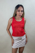 BLUSA REGATA COM FRANJAS AMOR - comprar online