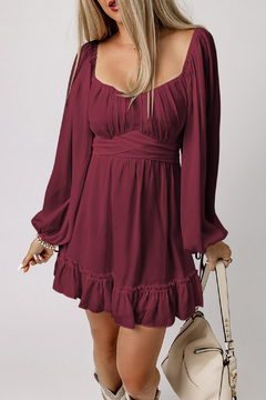 Vestido Sweet Bordo - tienda online