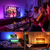 Luzes de tira led controle bluetooth rgb luzes led para tv na internet