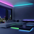 Luzes de tira led controle bluetooth rgb luzes led para tv - R&F Nacional