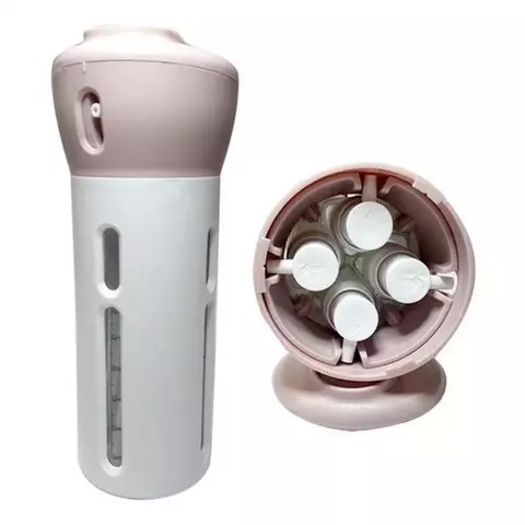 Dispenser Portatil 4 Em 1 para viagem