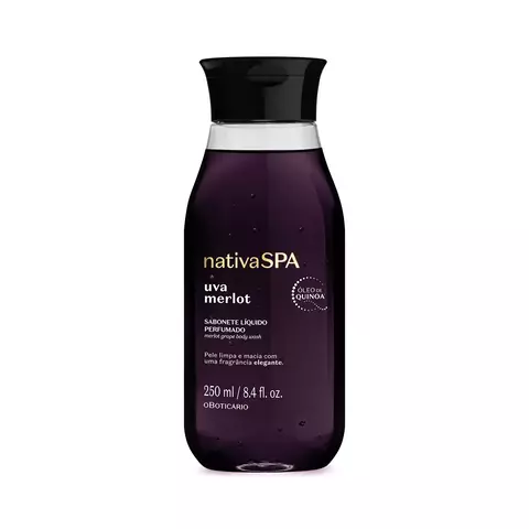 Sabonete Líquido Perfumado Nativa Spa Uva Merlot 250ml