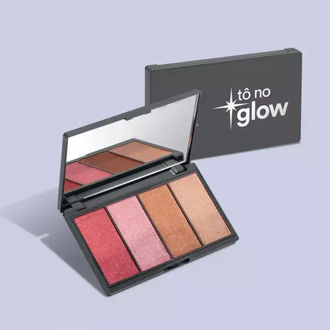 Paleta De Maquiagem Multifuncional Tô No Glow 14,2G