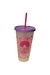 Vaso xl decorado con tapa y sorbete - comprar online