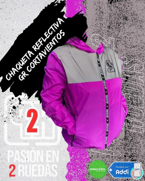 CHAQUETA CORTA VIENTO REFLECTIVA - comprar en línea