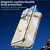 Para iPhone 16 15 14 13 Pro Max Capa 360 ° Borda de metal de vidro totalmente - comprar online