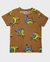 Conjunto Malha Premium Dino Marrom - 0012AKO - Ahzuv Kids