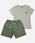 Conjunto Malha Premium Colméia Dino Verde - 0009AKO na internet