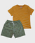 Conjunto Malha Premium Mostarda Listrada - 0008AKO - comprar online