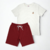 Conjunto Malha Premium Colméia Dino Bordô - 0004AKO - comprar online