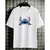 camiseta feminina T-shirt Feminina masculina Gola Redonda Camisa Camiseta Estampada Stitch - loja online