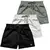 KIT 3 BERMUDAS MASCULINA ACADEMIA SHORT MASCULINO TACTEL TREINO HS - Salão Variedades