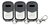 Kit De 3 Controles Remotos Tx Icas Compatible Con Ppa Seg Perfecto Para La Automatización De Portones Y Seguridad Doméstica