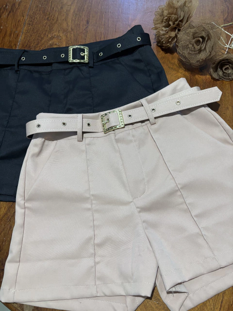 Short alfaiataria Cinto forrado Tamanho P/GG - comprar online