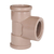 TEE PLASTILIT LLR 3/4" X 3/4" MARROM - Kit com 50 Unidades - loja online