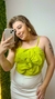 Cropped de Flor - loja online