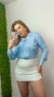 Camisa Listrada Azul - Meva Store