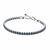 Bracelete De Prata Ajustavel Riviera Azul