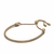 Bracelete Ouro Corrente Cravejada Ajustável