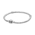 Bracelete de Prata Celebração com Fecho Barril