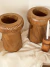 Jarrón de Madera Copón Laqueado - Crema Home