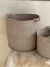 Canasto cesto tejido big - Crema Home