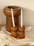 Jarrón de Madera Copón Laqueado - comprar online