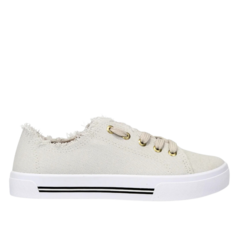 Tênis Feminino Moleca Desfiado Flat Casual na internet
