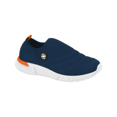 Tênis Infantil Meninos Molekinho Neoplex Calce Fácil Azul Marinho