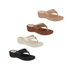 Sandália Chinelo Plataforma Modare Ultraconforto Tiras Dedo