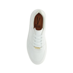 Tênis Vizzano Casual Feminino Flatform Confortável Branco - loja online
