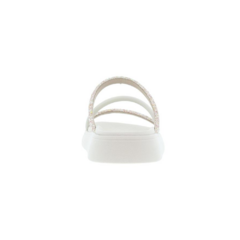 Sandália Papete Feminina Moleca Tiras Strass Multicolorido - comprar online