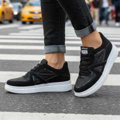 Tênis Moleca Feminino Flatform Casual Urbano Conforto - comprar online