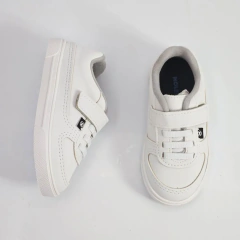 Tênis Molekinho Infantil Velcro Confortável Branco