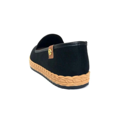Sapatilha Slip On Feminina Moleca Conforto Alpargata Preta na internet