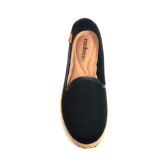 Sapatilha Slip On Feminina Moleca Conforto Alpargata Preta - loja online