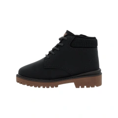 Imagem do Bota Coturno Infantil Molekinho Menino Cano Curto Cadarço Preto