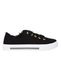 Tênis Feminino Moleca Desfiado Flat Casual na internet