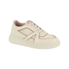 Tênis Moleca Feminino Flatform Casual Urbano Conforto Branco
