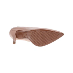 Imagem do Sapato Scarpin Feminino Vizzano Salto Alto Fino Social Bege