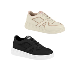 Tênis Moleca Feminino Flatform Casual Urbano Conforto