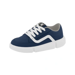 Imagem do Tenis Molekinho Infantil Old School Casual Conforto Azul